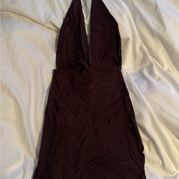 White Fox brown dress - Picture 3 of 4